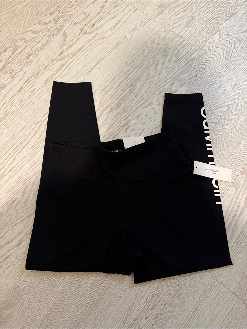 Calvin Klein  Logo-Trim Leggings